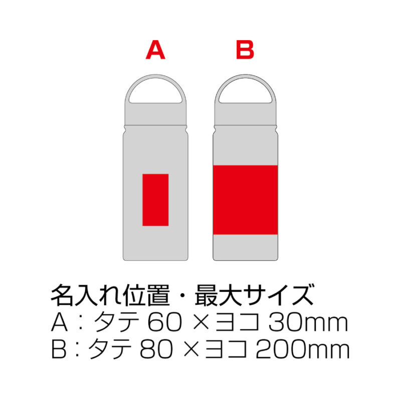 ビーサイド・真空二重ハンドル付きマグボトル500ml (オレンジ)（6）