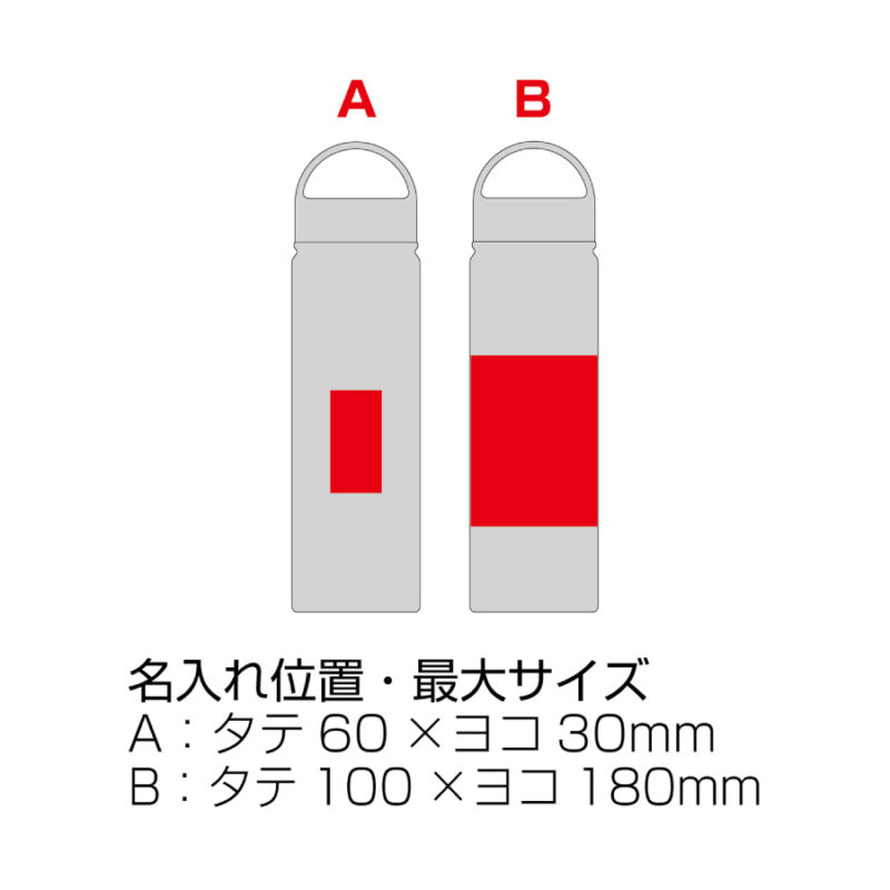 ビーサイド・真空二重ハンドル付きマグボトル700ml (オレンジ)（6）