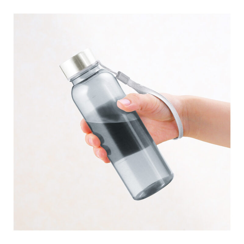 メモリ付きフロスティボトル350ml (ストラップ付き) (グレー)（3）