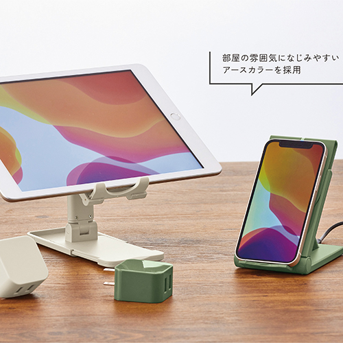 スマホ＆タブレットスタンド(ネイビー)（5）