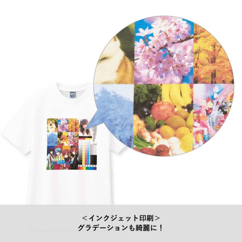 カスタムデザインコットンTシャツ　5.6オンス(S)　ピュアホワイト（11）