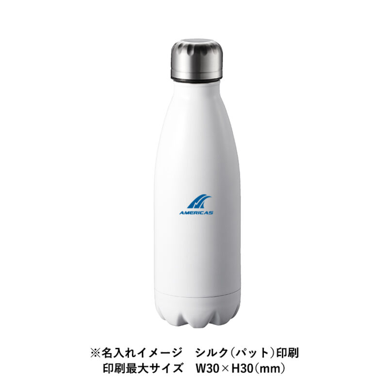 ロケットサーモボトル420ml シルバー（4）