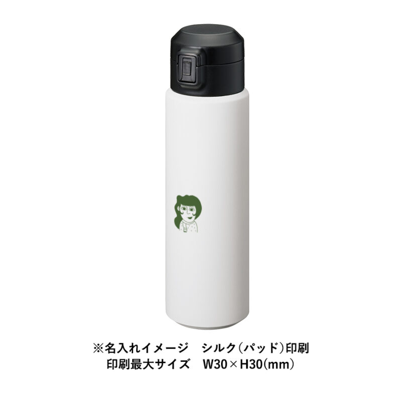 Zalattoワンタッチサーモボトル500ｍｌ　ブラック（8）