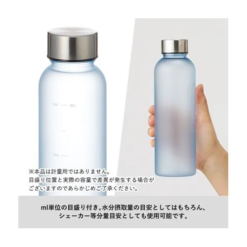 目盛り付フロストボトル360ml ピンク（5）