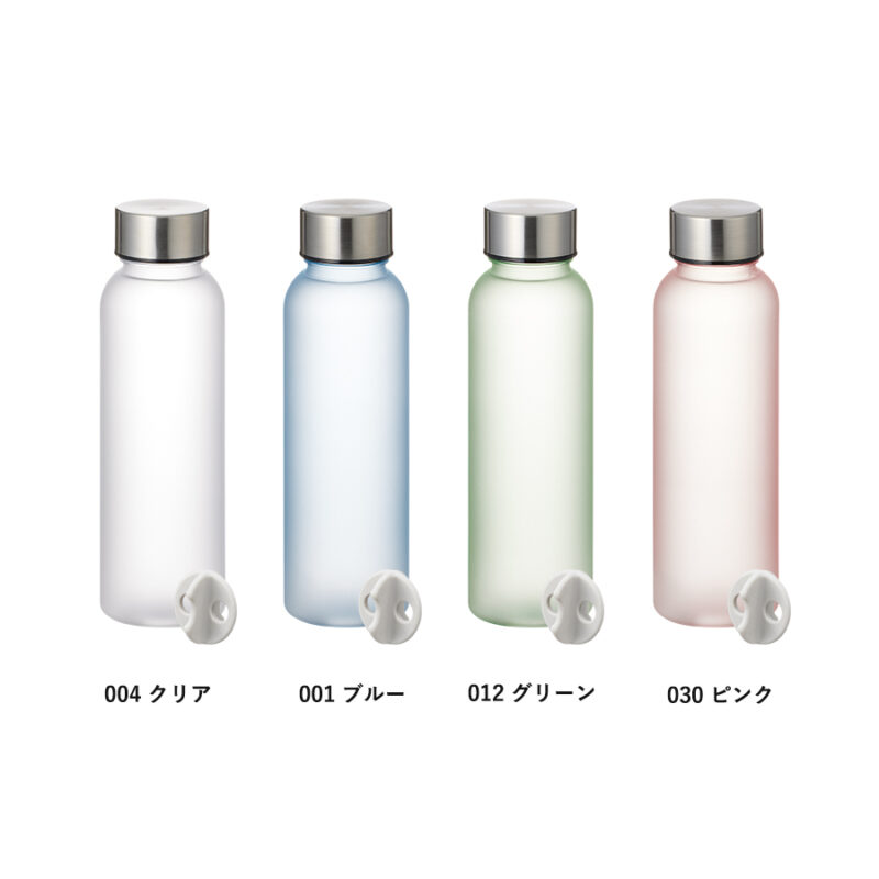 シリコンシェイカーボール+目盛り付フロストボトル360ml セット ブルー（3）